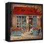 Café Nikki-Ruane Manning-Framed Stretched Canvas