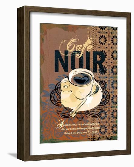 Cafe Noir-Ken Hurd-Framed Art Print