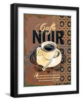 Cafe Noir-Ken Hurd-Framed Art Print