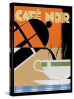 Cafe Noir-Brian James-Stretched Canvas
