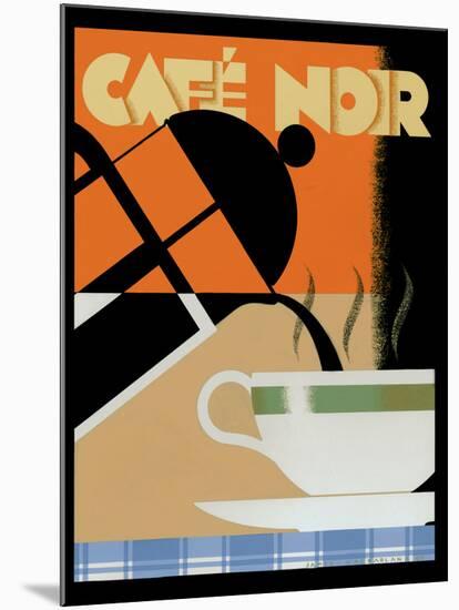Cafe Noir-Brian James-Mounted Art Print