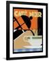 Cafe Noir-Brian James-Framed Art Print