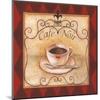 Café Noir-Janet Tava-Mounted Art Print