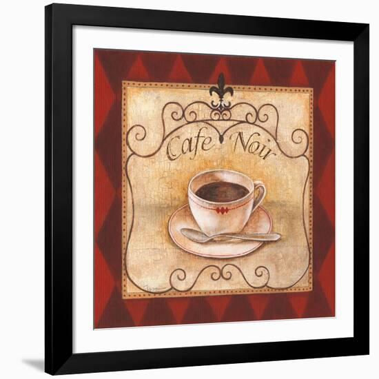 Café Noir-Janet Tava-Framed Art Print