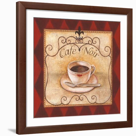 Café Noir-Janet Tava-Framed Art Print