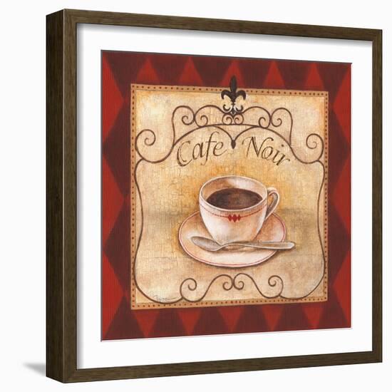 Café Noir-Janet Tava-Framed Art Print