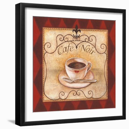 Café Noir-Janet Tava-Framed Art Print