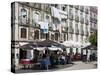 Cafe on Bacalhoeiros Street in the Alfama District, Lisbon, Portugal, Europe-Richard Cummins-Stretched Canvas