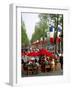 Cafe on Champs-Elysees, Paris, France,-David Barnes-Framed Photographic Print