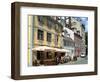 Cafe on Meistaru Iela, Riga, Latvia-Peter Thompson-Framed Photographic Print