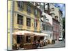 Cafe on Meistaru Iela, Riga, Latvia-Peter Thompson-Mounted Photographic Print