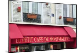 Cafe? on Montmartre FFA4270-Cora Niele-Mounted Giclee Print