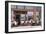 Cafe on Sausalito sidewalk, Marin County, California-Anna Miller-Framed Photographic Print