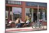 Cafe on Sausalito sidewalk, Marin County, California-Anna Miller-Mounted Photographic Print