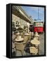 Cafe on Wenceslas Square, Prague, Czech Republic-Ethel Davies-Framed Stretched Canvas