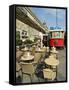 Cafe on Wenceslas Square, Prague, Czech Republic-Ethel Davies-Framed Stretched Canvas