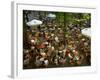 Cafe Overview, Leidseplein, Amsterdam, Holland-Walter Bibikow-Framed Photographic Print