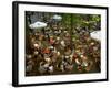 Cafe Overview, Leidseplein, Amsterdam, Holland-Walter Bibikow-Framed Photographic Print