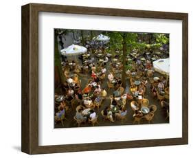 Cafe Overview, Leidseplein, Amsterdam, Holland-Walter Bibikow-Framed Photographic Print