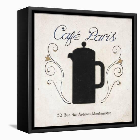 Café Paris Coffee-Arnie Fisk-Framed Stretched Canvas