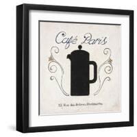 Café Paris Coffee-Arnie Fisk-Framed Art Print
