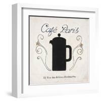 Café Paris Coffee-Arnie Fisk-Framed Art Print