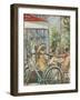 Cafe Paris V-Adolf Llovera-Framed Art Print