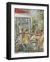Cafe Paris V-Adolf Llovera-Framed Art Print