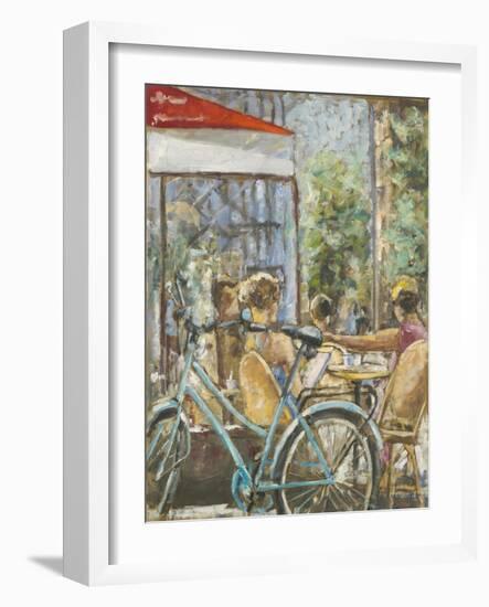 Cafe Paris V-Adolf Llovera-Framed Art Print