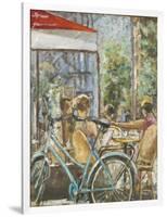 Cafe Paris V-Adolf Llovera-Framed Art Print