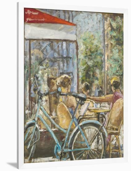 Cafe Paris V-Adolf Llovera-Framed Art Print