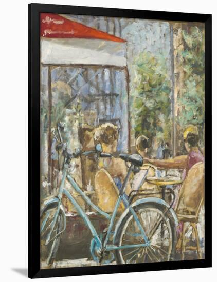 Cafe Paris V-Adolf Llovera-Framed Art Print