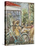 Cafe Paris V-Adolf Llovera-Stretched Canvas