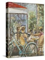 Cafe Paris V-Adolf Llovera-Stretched Canvas