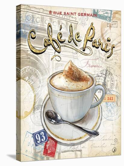 Café Paris-Chad Barrett-Stretched Canvas