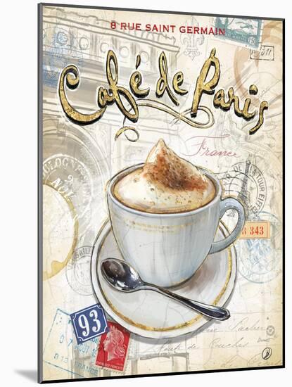 Café Paris-Chad Barrett-Mounted Art Print
