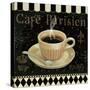 Cafe Parisien I-Daphne Brissonnet-Stretched Canvas