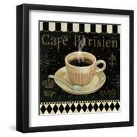 Cafe Parisien I-Daphne Brissonnet-Framed Art Print