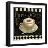 Cafe Parisien III-Daphne Brissonnet-Framed Art Print