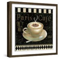 Cafe Parisien III-Daphne Brissonnet-Framed Art Print