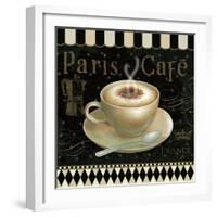 Cafe Parisien III-Daphne Brissonnet-Framed Art Print