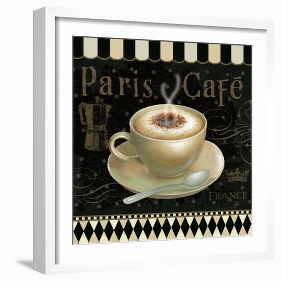 Cafe Parisien III-Daphne Brissonnet-Framed Art Print