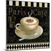 Cafe Parisien III-Daphne Brissonnet-Mounted Art Print