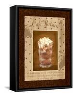 Cafe Parisien-Maria Trad-Framed Stretched Canvas