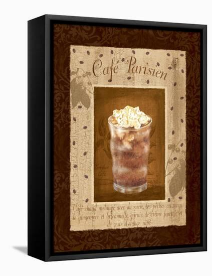 Cafe Parisien-Maria Trad-Framed Stretched Canvas