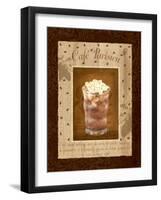 Cafe Parisien-Maria Trad-Framed Giclee Print