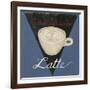 Café Parisienne Latte-Arnie Fisk-Framed Art Print