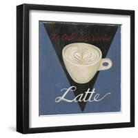 Café Parisienne Latte-Arnie Fisk-Framed Art Print