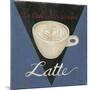 Café Parisienne Latte-Arnie Fisk-Mounted Premium Giclee Print