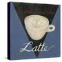Café Parisienne Latte-Arnie Fisk-Stretched Canvas